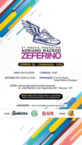 Prova Pedestre Adriano Macedo Zeferino