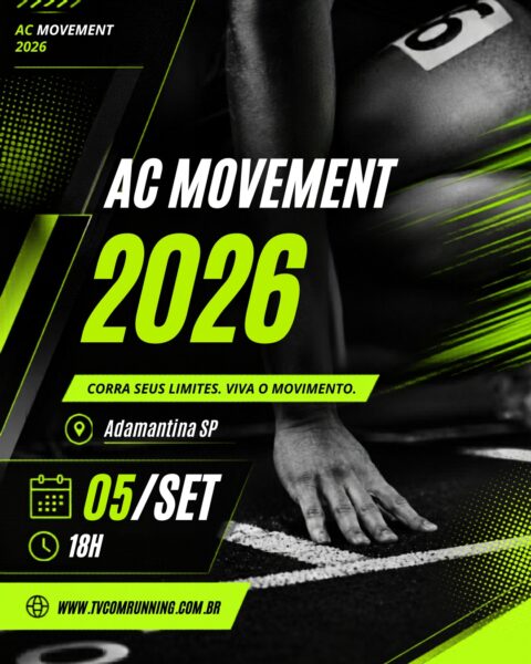 1ª Corrida AC Moviment Igreja Amor e Cuidado
