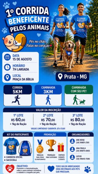 1ª Corrida Beneficente pelos Animais