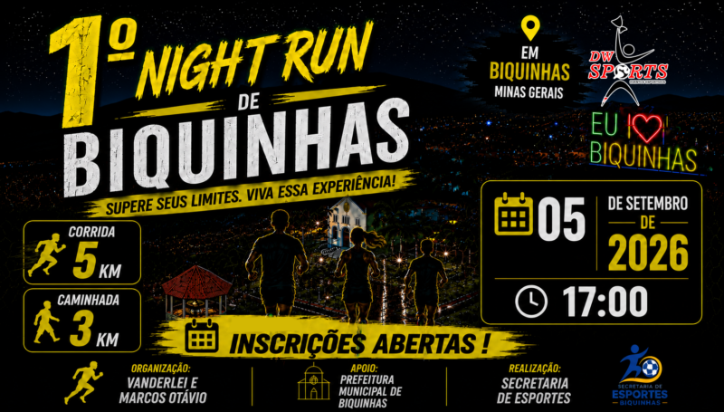 1ª Night Run de Biquinhas