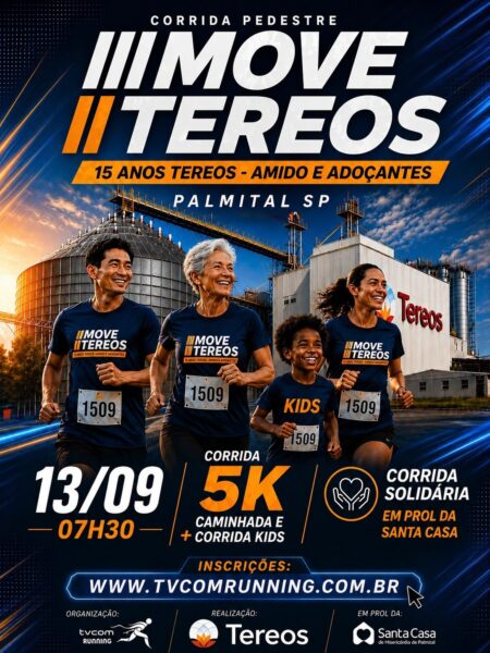 1ª Corrida e Caminhada Solidária da Tereos