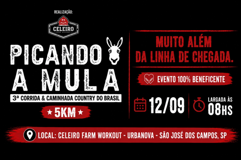 3ª Corrida e Caminhada Country