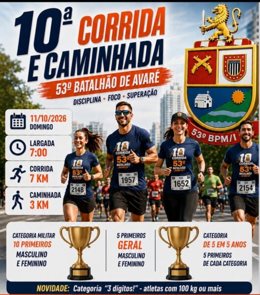 10ª Corrida do 53º Batalhão da PM de Avaré