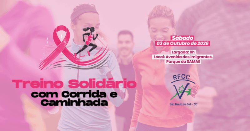 Treino Solidário com Corrida e Caminhada